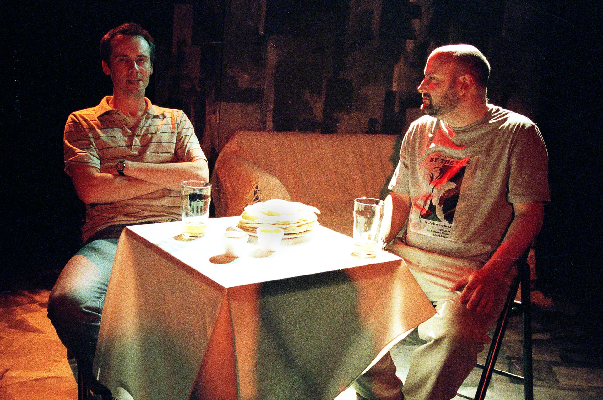 Paul Mundell and Simon Winkler in Salt 'n' Sauce, Alma Tavern Theatre, Bristol, 30 October 2006