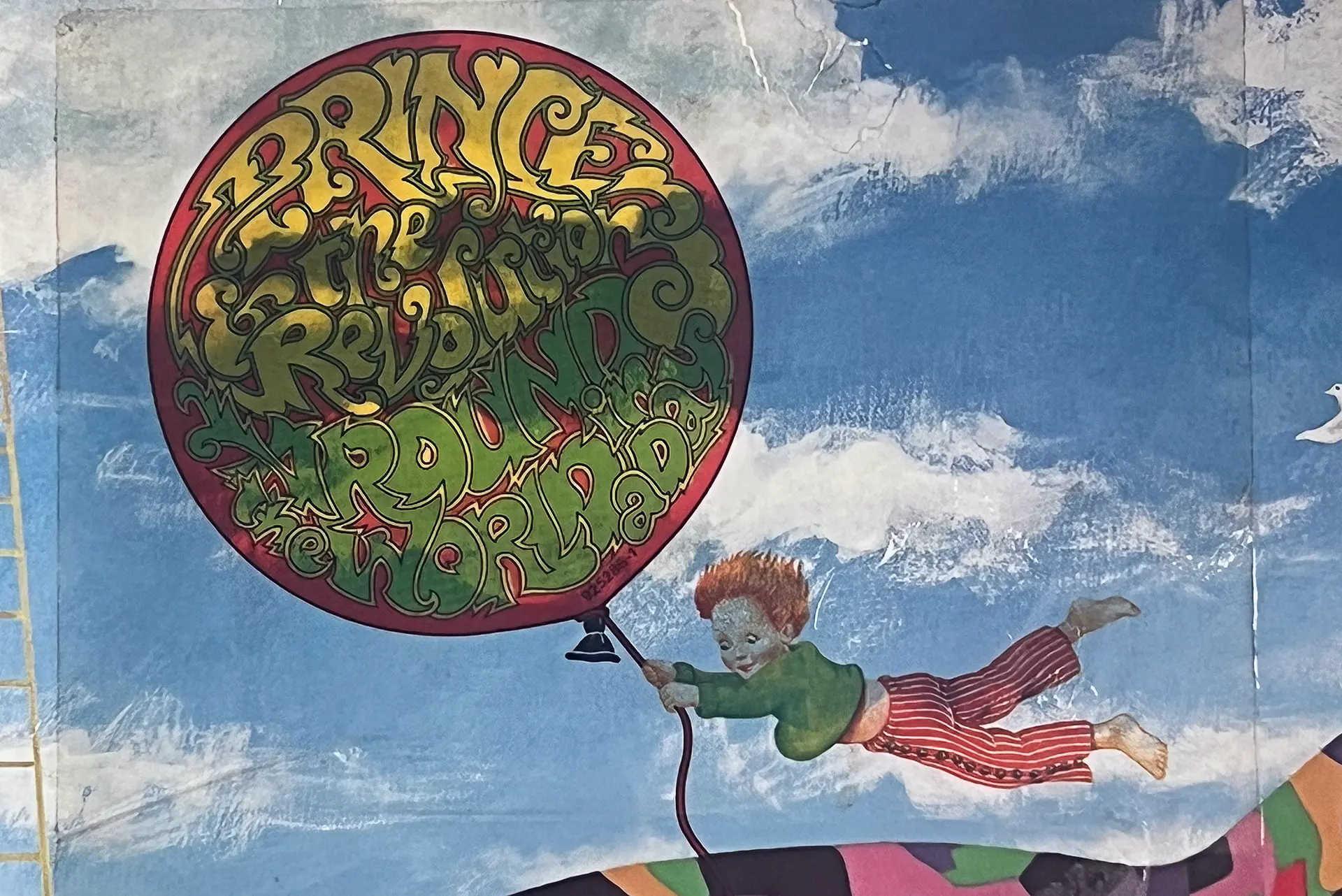 Prince and The Revolution Around the World in a Day balloon boy hype sticker